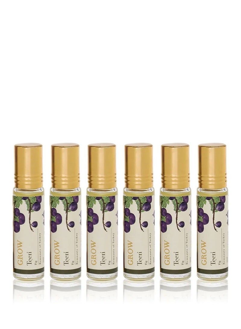 جاد مجموعة عطور نمو تين فيج رول اون - 10 مل (مجموعة من 6 قطع) - Image 1